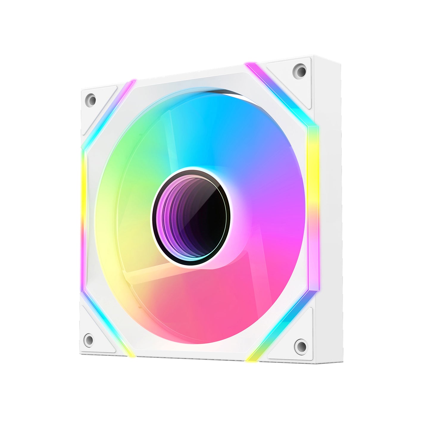 DARKROCK F140 140 mm Infinity Mirror Design Case Fan with PWM Control and ARGB LED Light Effect, HDB Hydraulic Bearings for Low Noise Operation