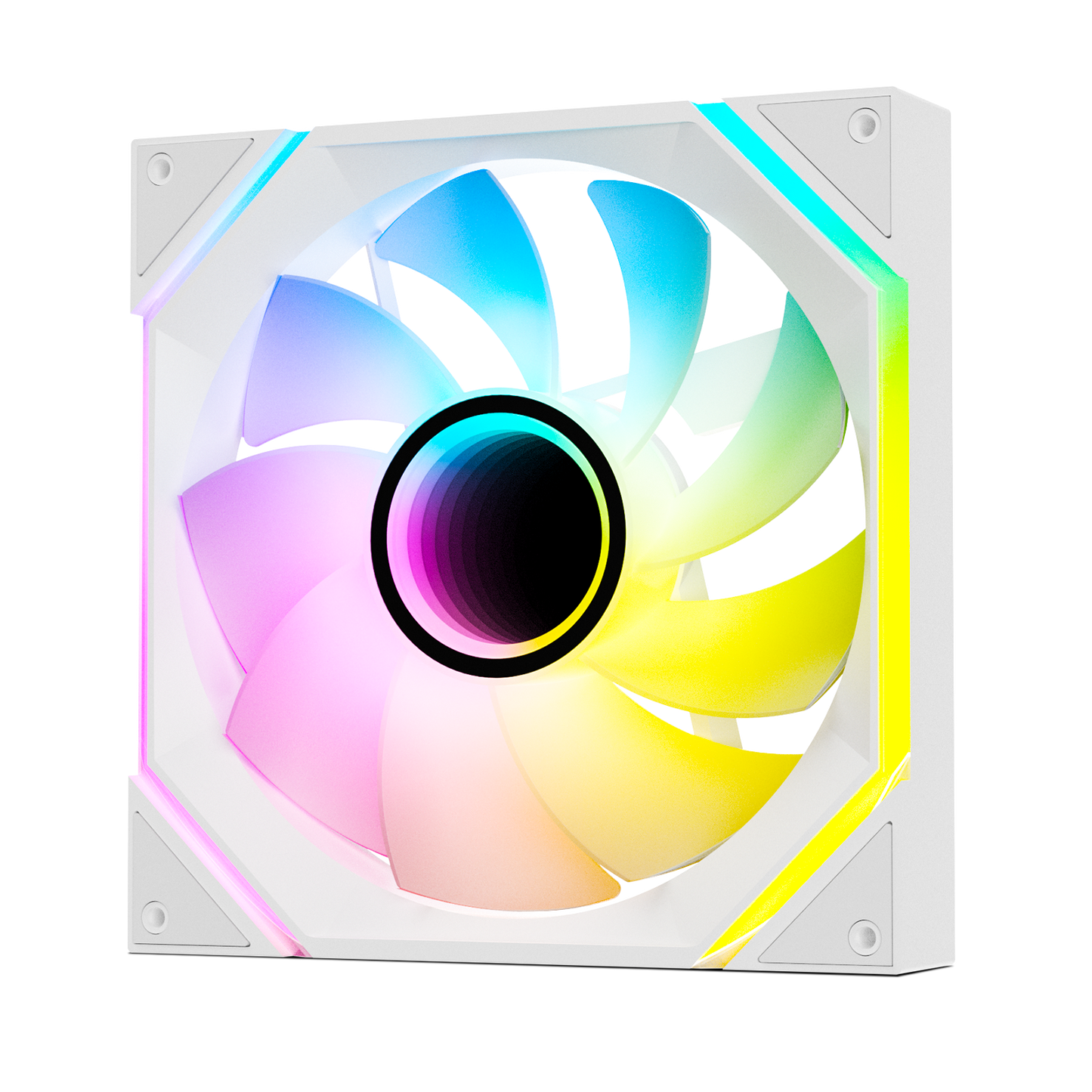 DARKROCK R140 140mm Reverse Blade Infinity Mirror Design PC Fan with LED ARGB Effects & PWM Control and Stable Running HDB Hydraulic Bearings