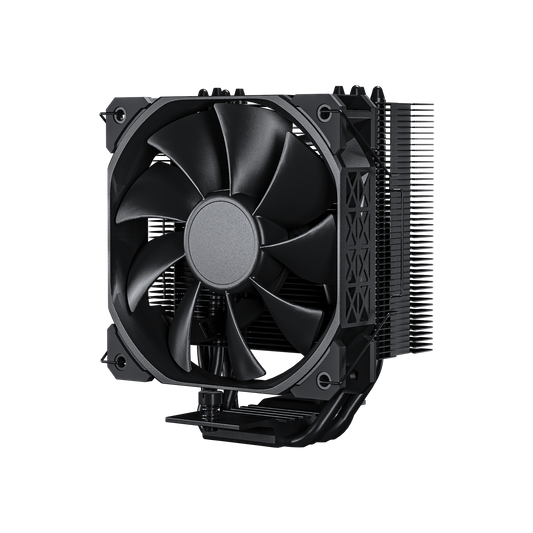 DARKROCK PX4 CPU Air Cooler High-Performance 180w TDP 4 Copper Heat Pipes CPU Cooler Cover 120MM PWM Fan Low Noise - Intel LGA 1851/1700/1200/115X, AMD AM5/AMD4 All Black