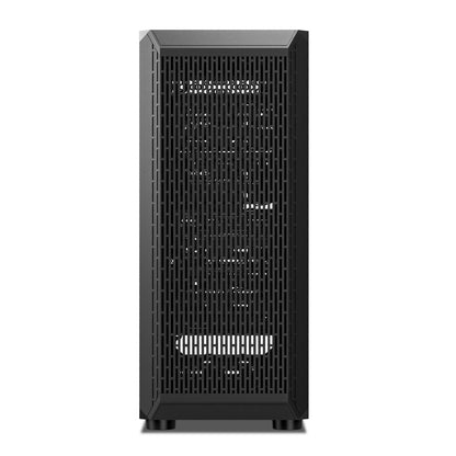 DARKROCK Classico Storage Master Case ATX Computer Case Mid Tower with 4x120mm Fans, USB 3.0 Ready 4 Detachable Hard Drive Cages 360mm Supported on Top & Front Radiator GPU Vertically Mounting Black