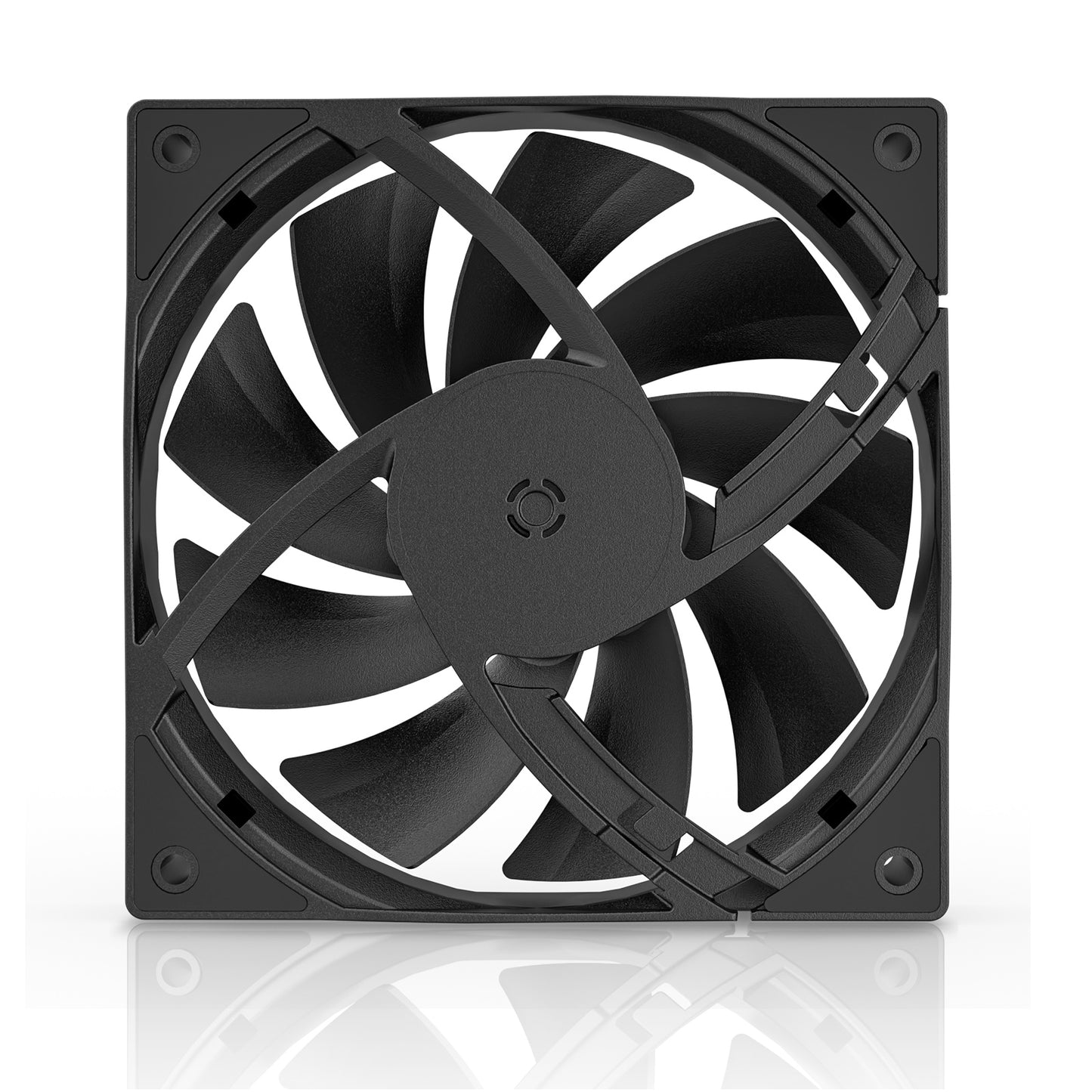 DARKROCK 3-Pack 120mm Black Computer Case Fans High Performance Cooling Low Noise 3-Pin 1200 RPM Hydraulic Bearing Quiet Long Life Up to 30,000 Hours 5 Years Warranty