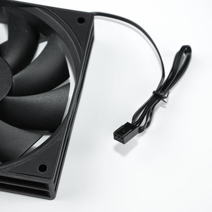 DARKROCK 3-Pack 120mm Black Computer Case Fans High Performance Cooling Low Noise 3-Pin 1200 RPM Hydraulic Bearing Quiet Long Life Up to 30,000 Hours 5 Years Warranty