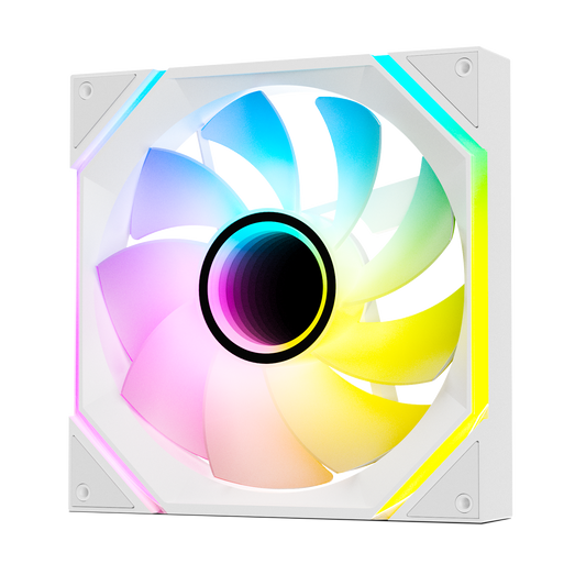 DARKROCK R140 140mm Reverse Blade Infinity Mirror Design PC Fan with LED ARGB Effects & PWM Control and Stable Running HDB Hydraulic Bearings