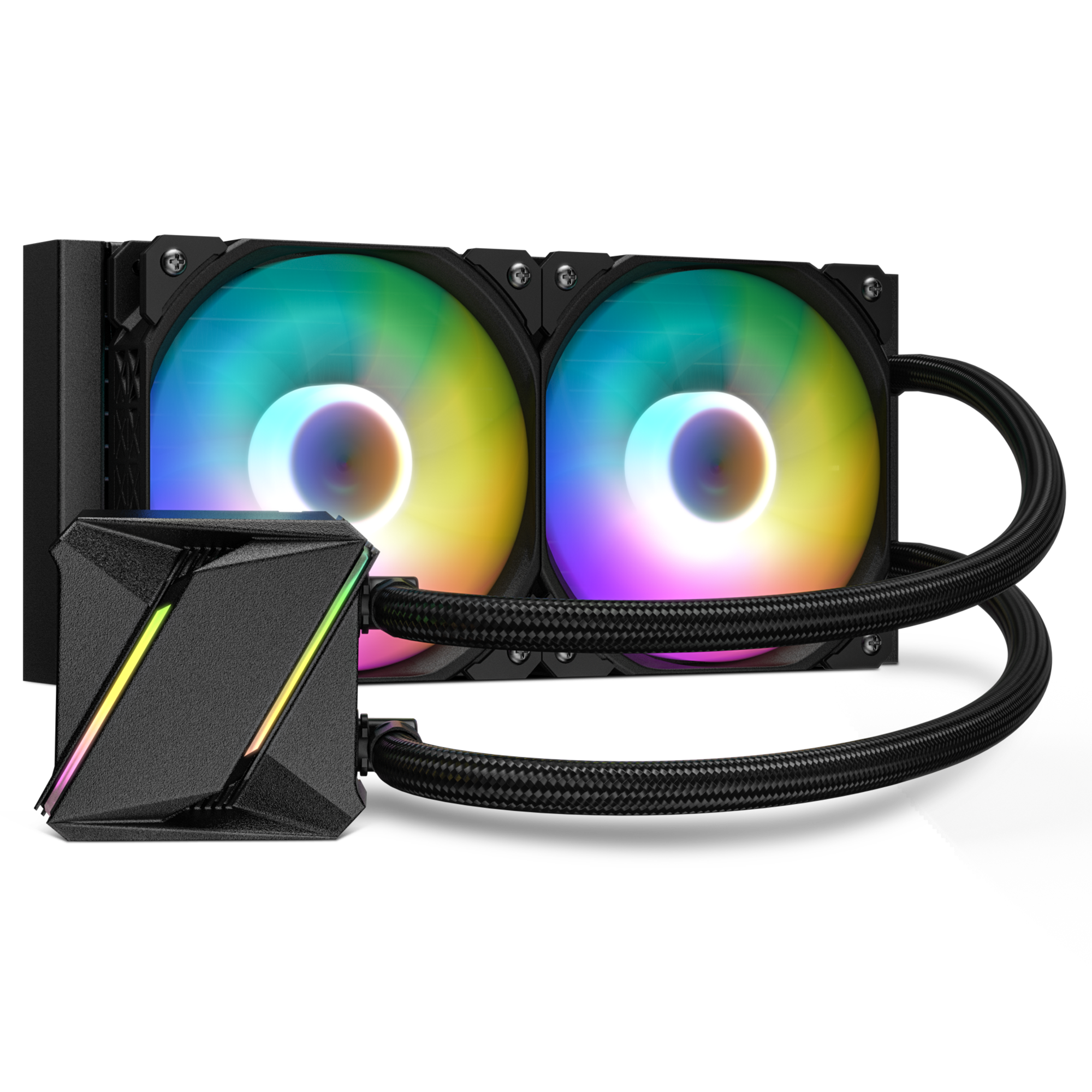 DARKROCK D240 CPU Liquid Cooler with 240 mm Radiator, Addressable RGB ...